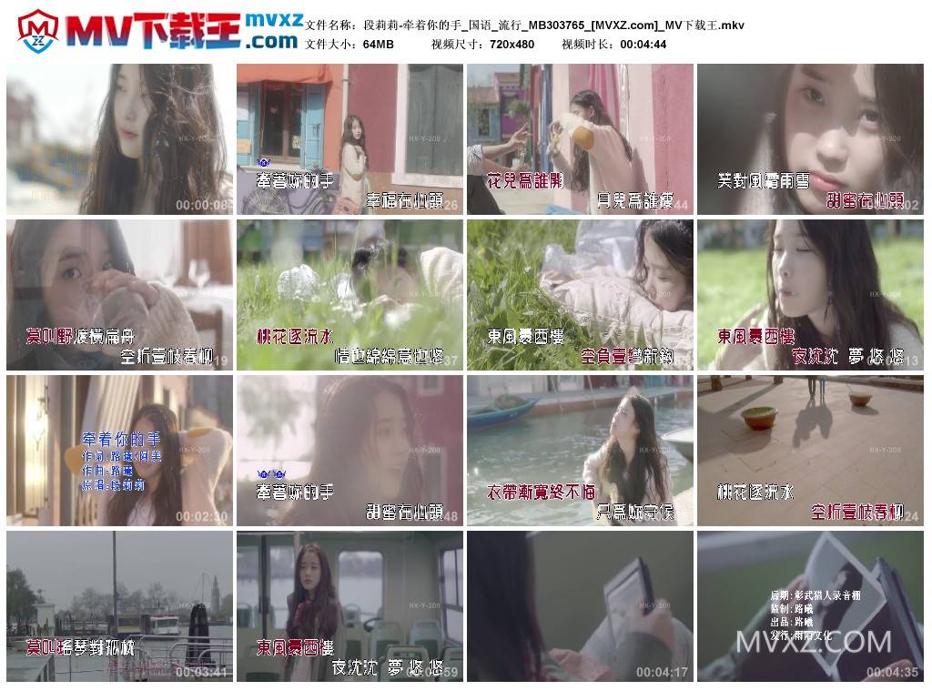 段莉莉-牵着你的手_国语_流行_MB303765